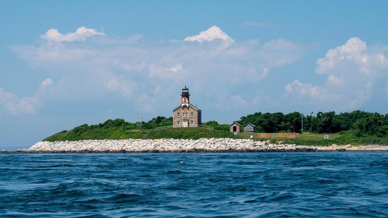 Plum Island's lighthouse is pictured on Aug. 6, 2021.