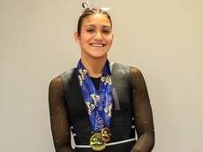 Garden City's Charlotte Seebrath wins two gymnastics state titles