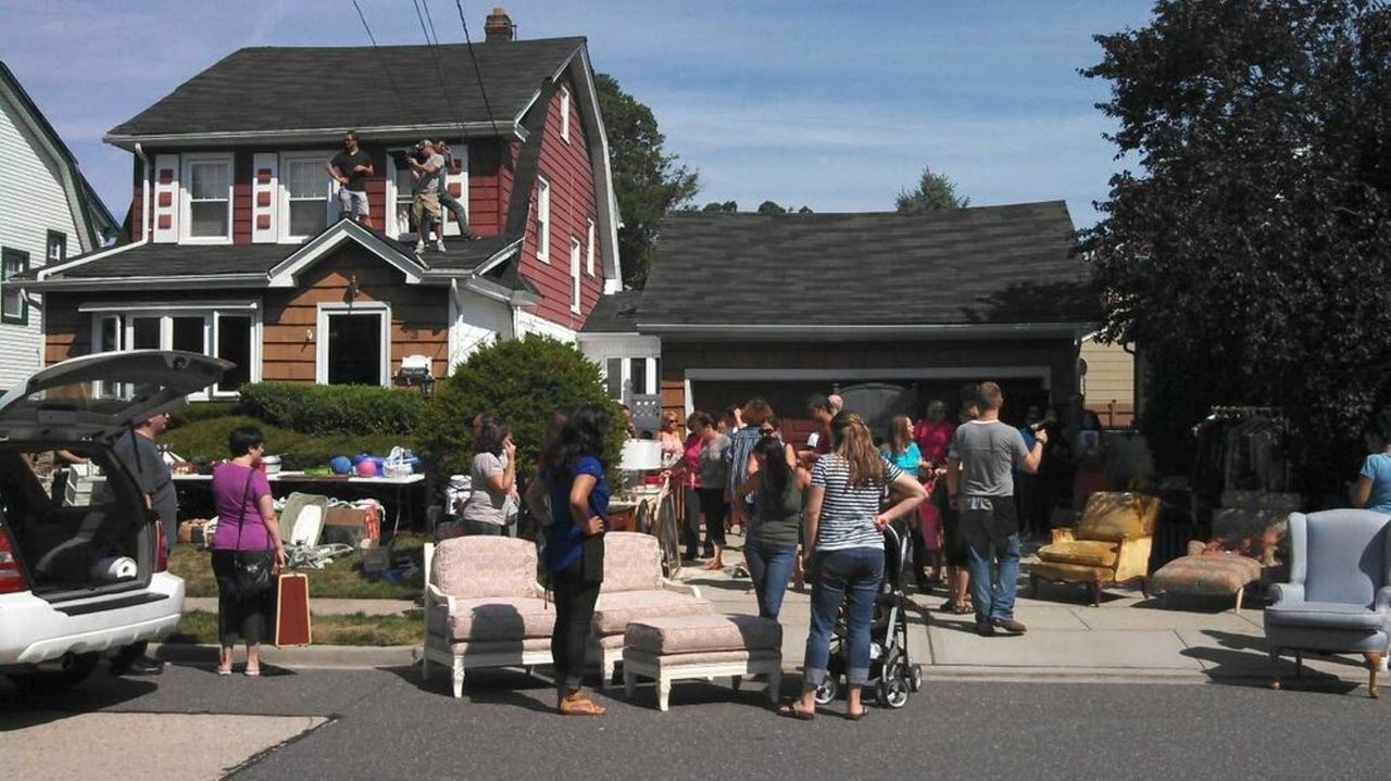 HGTV yard sale competition series pilot shoots in Lynbrook Newsday
