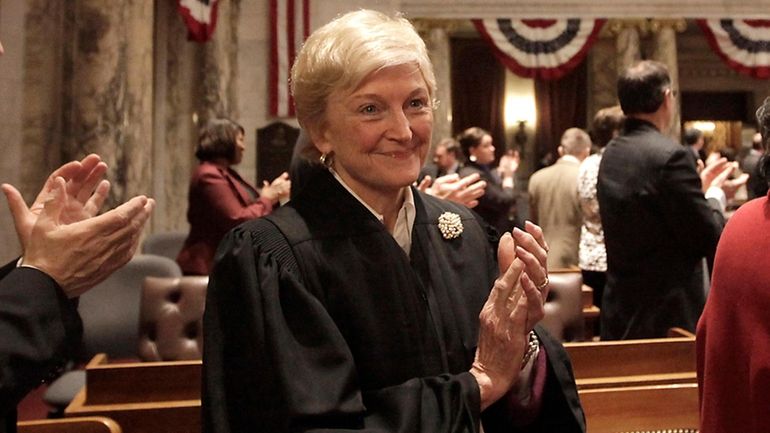 Wisconsin State Supreme Court Justice Patience Roggensack and other members...