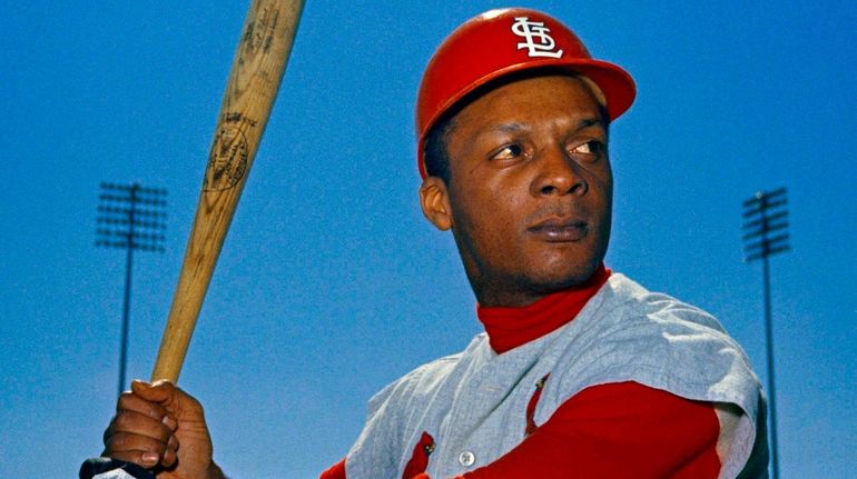 St. Louis Cardinals outfielder Curt Flood in 1968.