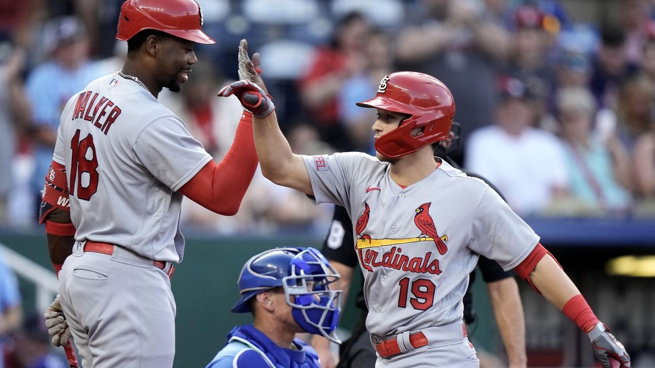 Jordan Walker St. Louis Cardinals name and number 2023 shirt