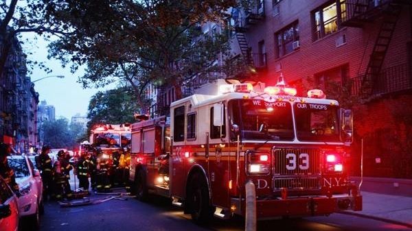 An undated file photo of an FDNY firetruck.