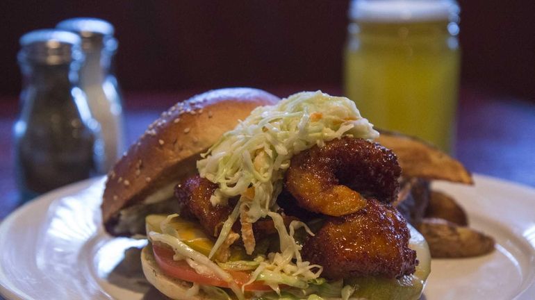 Morrison's restaurant in Plainview serves a shrimp po' boy sandwich...