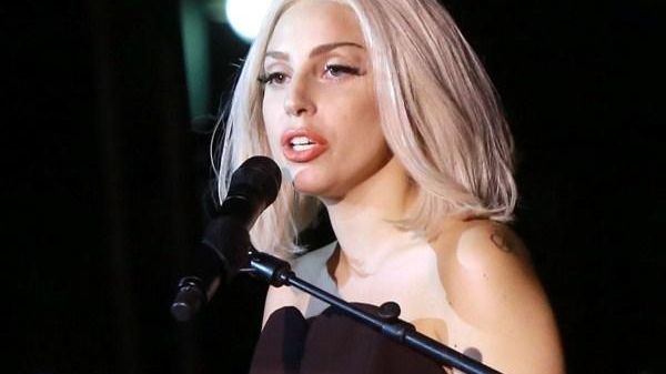 Lady Gaga at the 2013 NYC Pride Rally. (Getty)