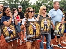 Massapequa 12U softball team gets big send-off before 134-mile journey