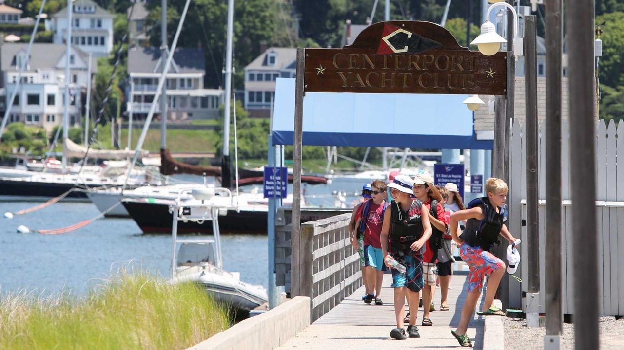 Suffolk Centerport Yacht Club beach closed to swimming Newsday