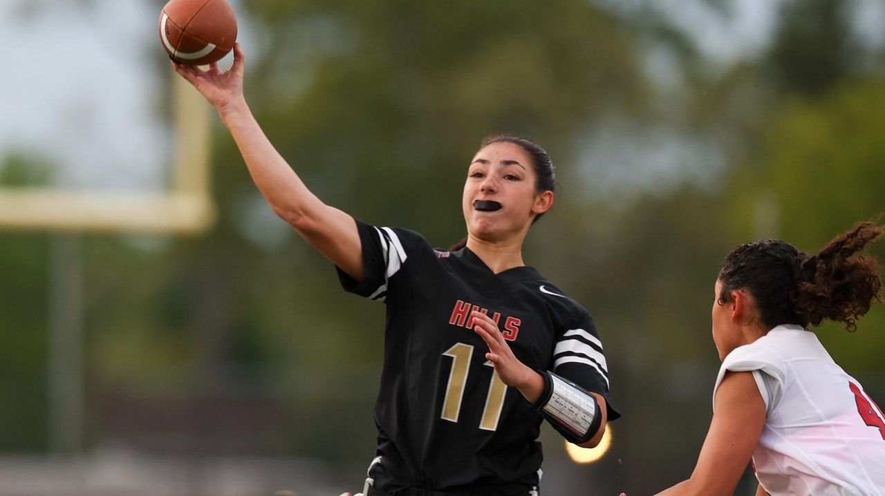 Heyman, Hills flag football earn another shot at LI title - Newsday