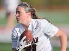 Whitman's Madison Richter to Iris Hoffman connection rings up a victory in flag football
