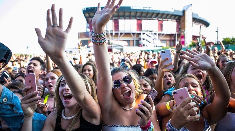 Jack & Jack fans at the Billboard 100 Festival at...