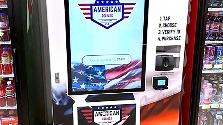 This undated photo provided by American Rounds shows a vending...