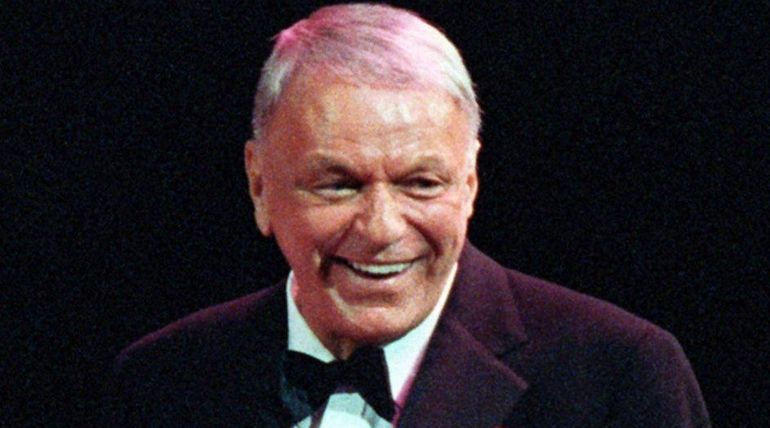 In this Dec. 13, 1990, file photo, Frank Sinatra performs...