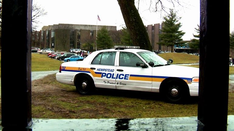 Hempstead High School students are dismissed after a second fight...