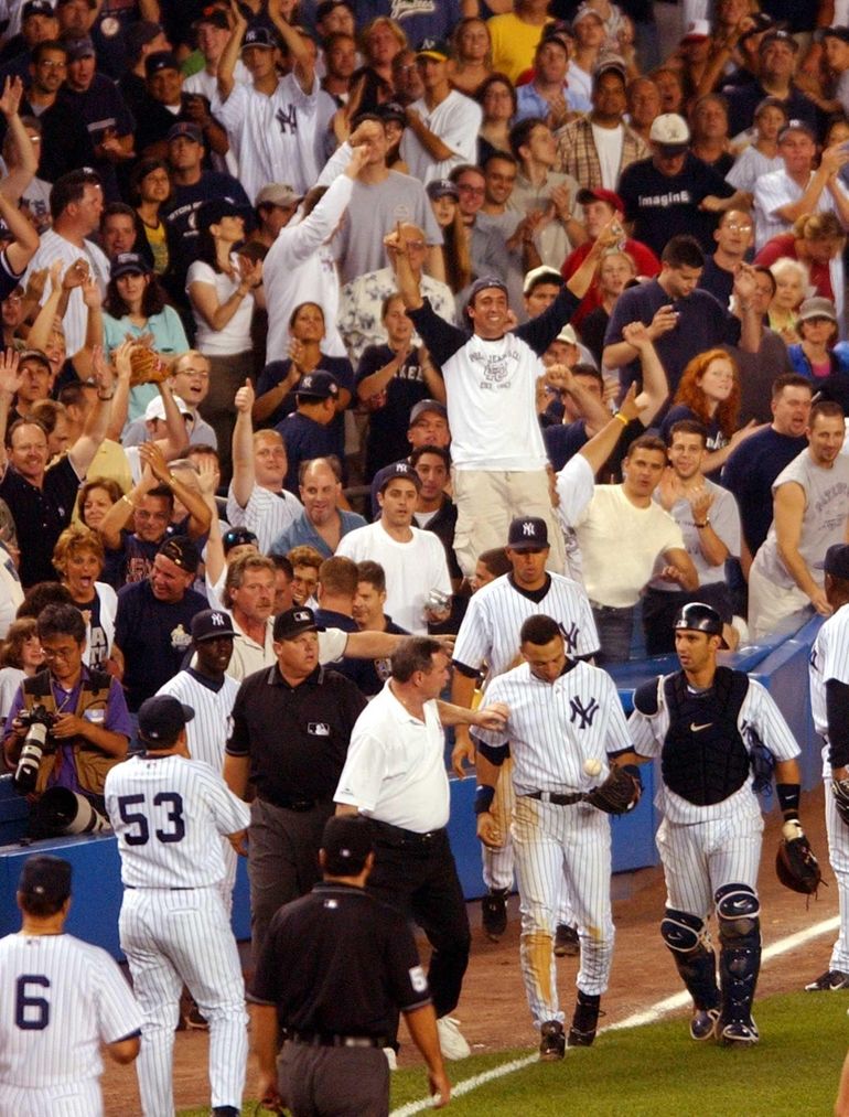 July 1, 2004: Derek Jeter makes catch, dives into stands - Newsday