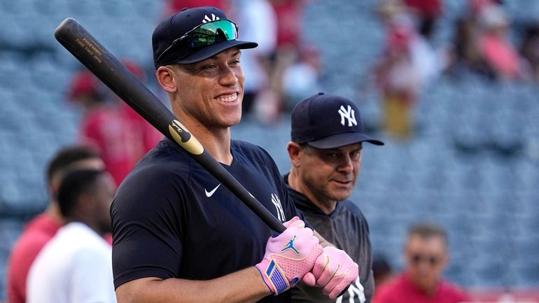 Marcus with Dad and Aaron Judge