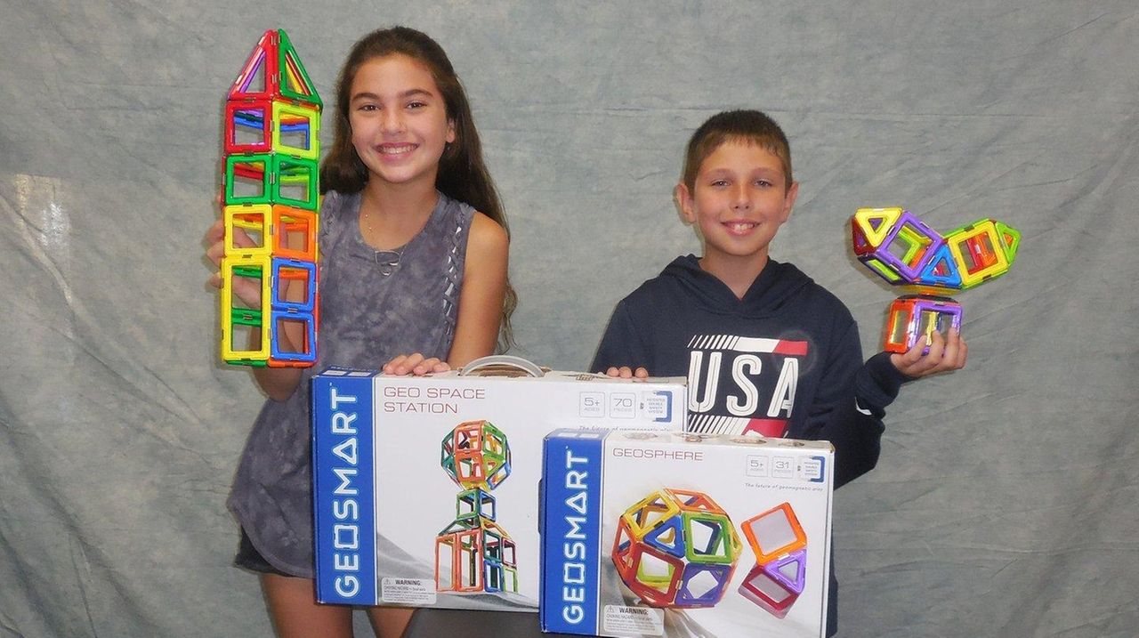 GeoSmart building sets: Join pieces to make creative shapes - Newsday