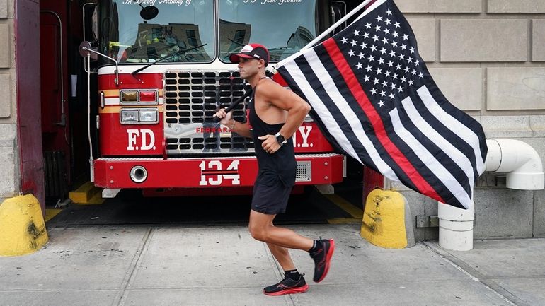 FDNY Ladder 134 firefighter Etan Blatt, of East Atlantic Beach,...