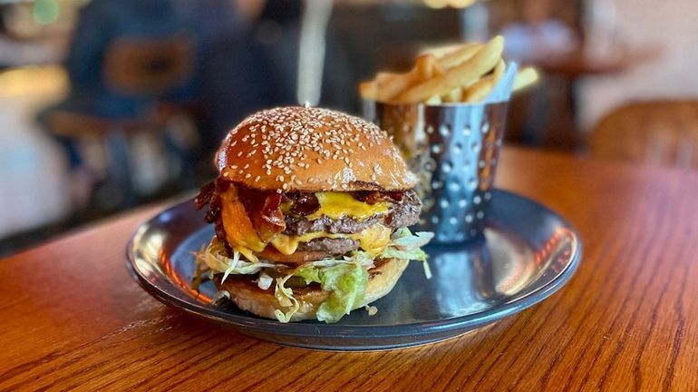 The Stone Street Stack burger at Stone Street Wood Fired...