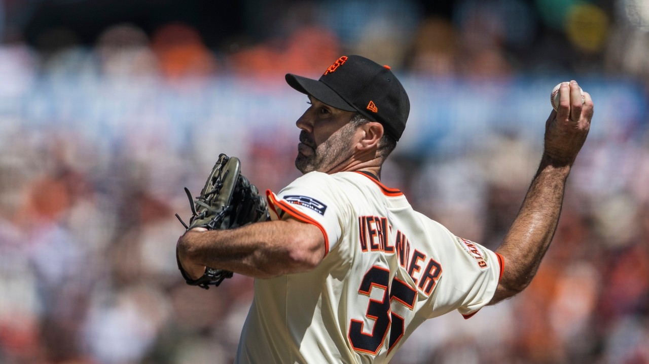 Justin Verlander done after 2 1/3 innings in his home debut for San ...