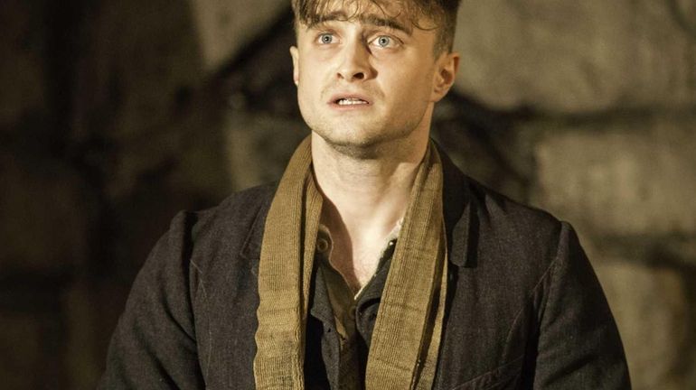 Daniel Radcliffe performing in "The Cripple of Inishmaan," opening April...