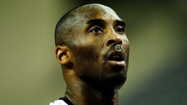 Kobe Bryant of the U.S. men's senior national team looks...