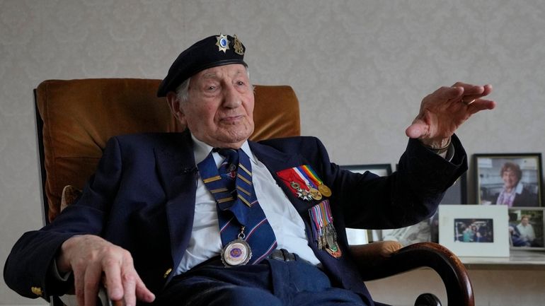 Mervyn Kersh D-Day veteran who fought in the Normandy Campaign,...