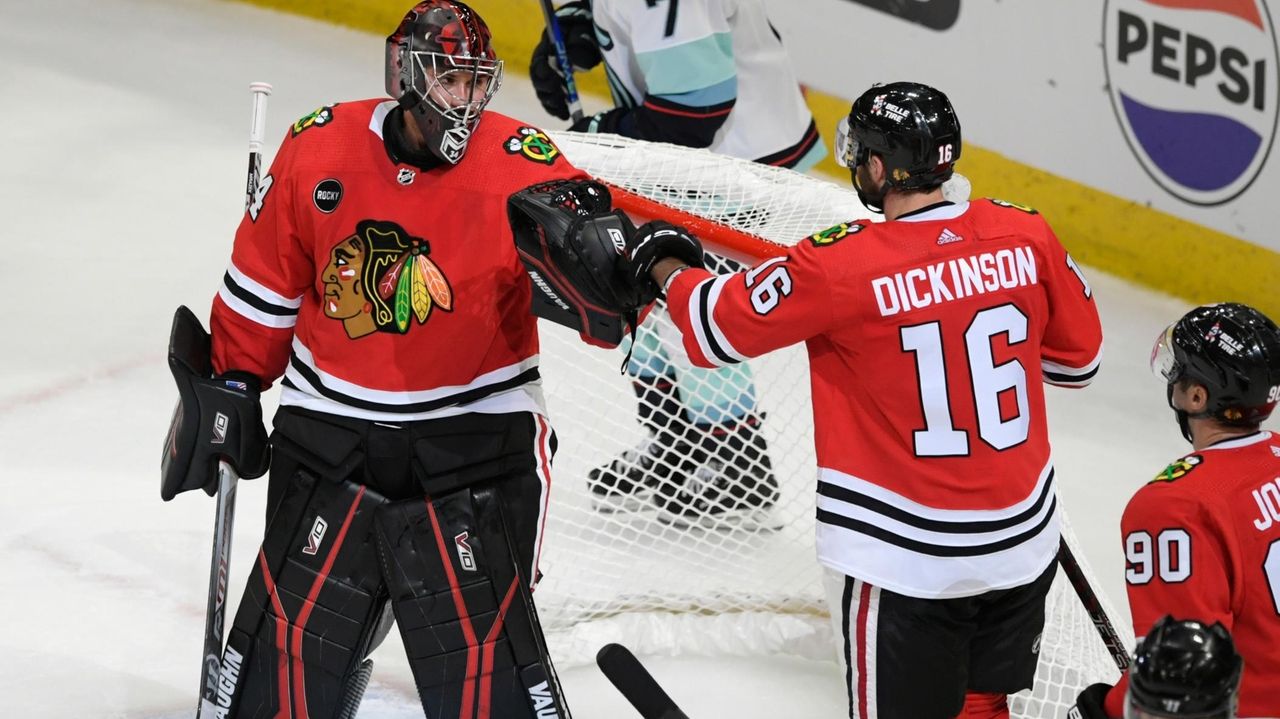 Blackhawks Get Goals From Dickinson, 3 Others, Top Kraken 4-3 - Newsday