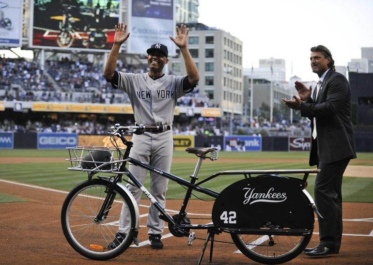 Mariano Rivera's Farewell Tour Gifts - Inscribed Cowboy Boots, Cowboy Hat,  and $5,000 Donation to the Mariano Rivera …