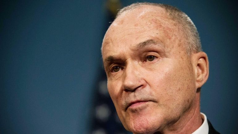 New York Police Department (NYPD) Commissioner Ray Kelly speaks at...