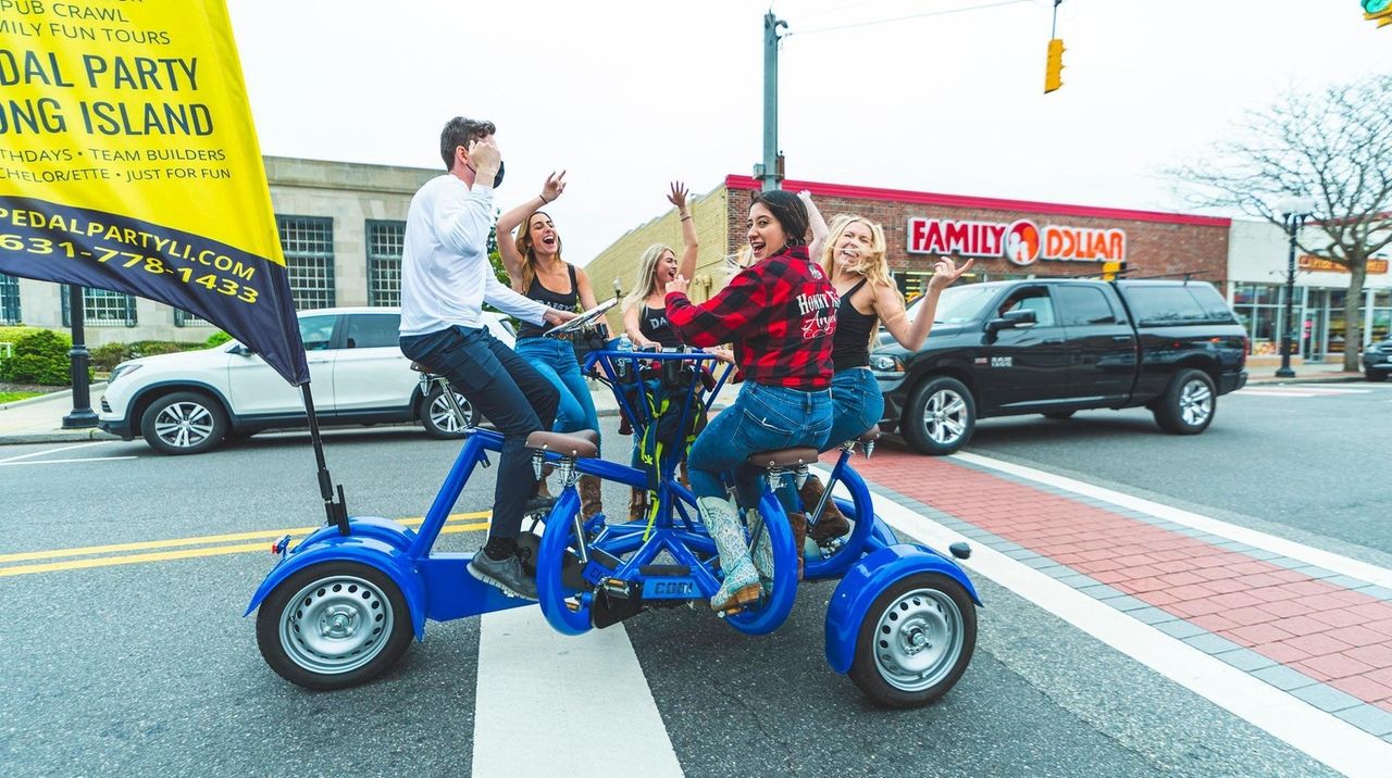 A new pedal party bike tour is turning heads in Patchogue Newsday