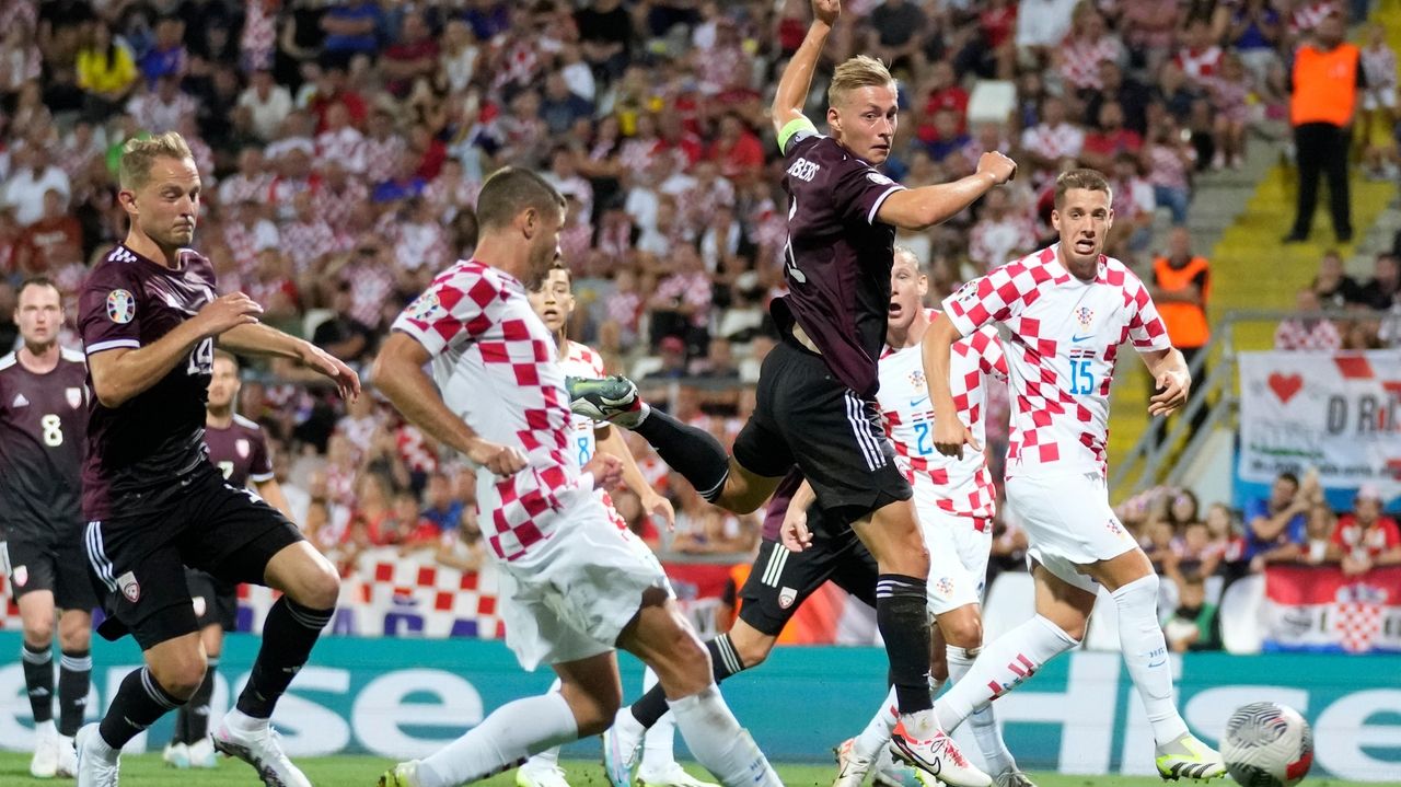 Croatia faces UEFA disciplinary charge for fans' fascist flag at Euro 2024  qualifying game - Newsday