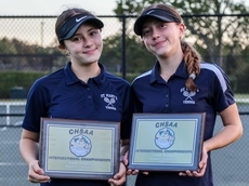 St. Mary's twins Alexis and Ava Ronzoni capture CHSAA girls tennis doubles title