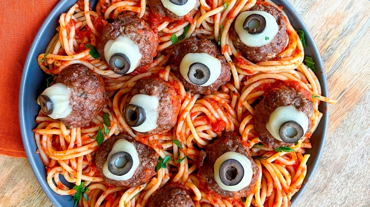 Halloween recipe Spaghetti with 'eyeballs' Newsday