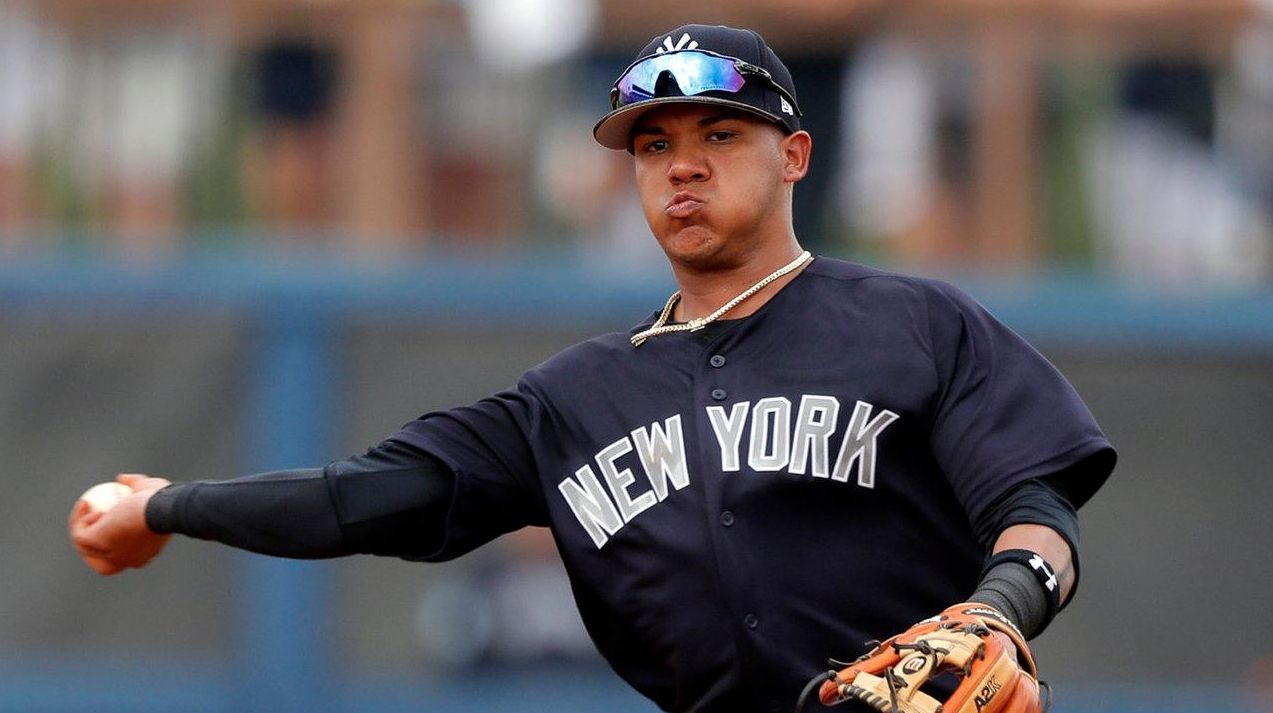 New York Yankees say prospect Thairo Estrada OK after gunshot wound