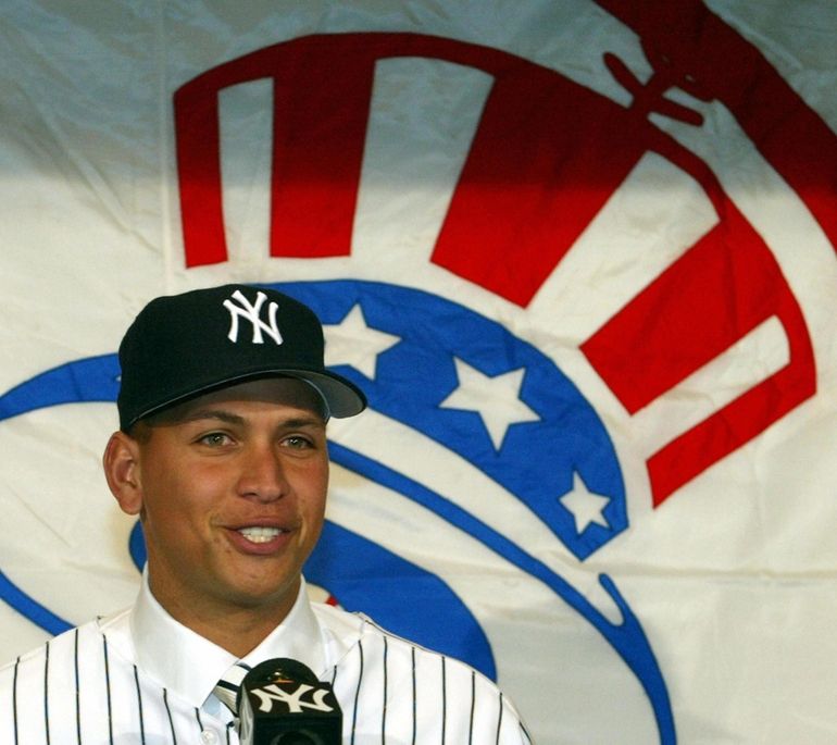 Feb. 17, 2004: Yankees introduce Alex Rodriguez - Newsday