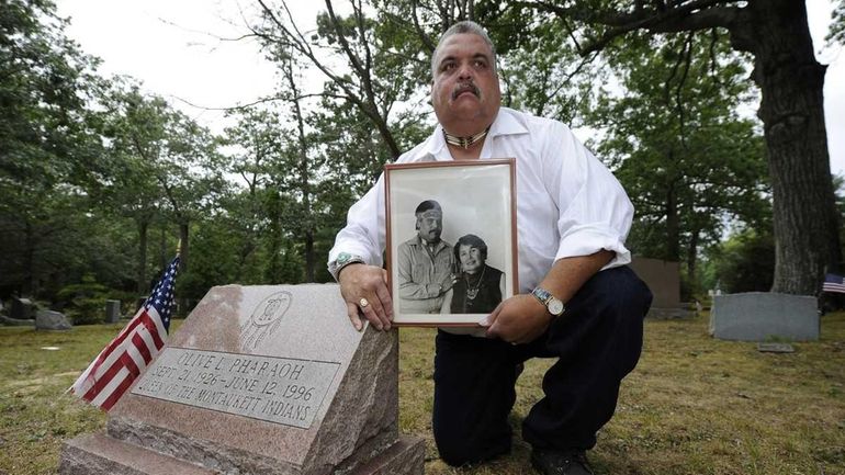 At Oakland Cemetery in Sag Harbor, Robert Pharaoh, an ancestral...