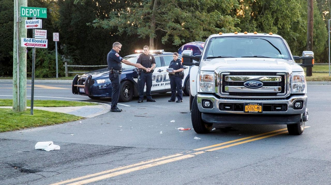Police Woman hit, seriously injured by pickup in Cutchogue Newsday