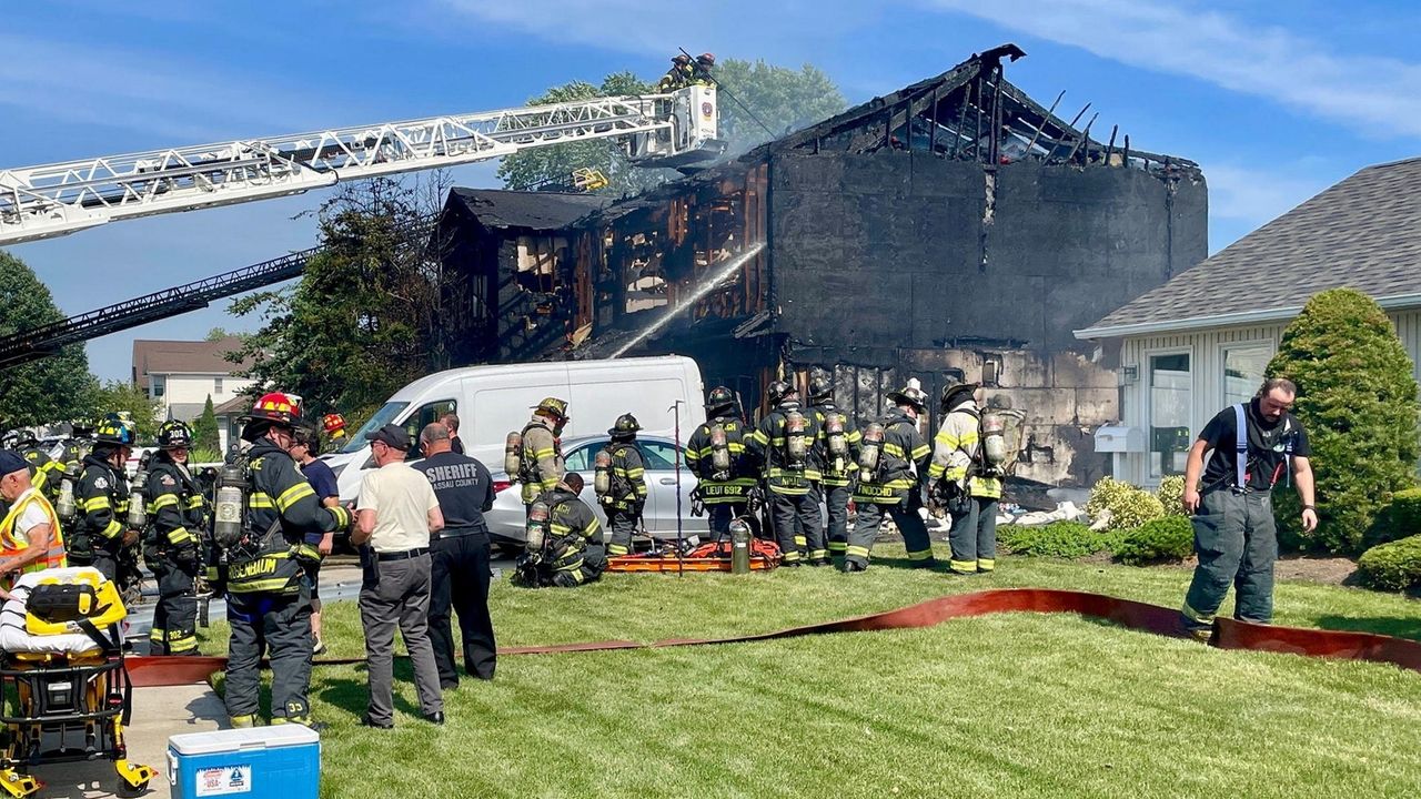 East Meadow home, heavily damaged by fire, displaces 5 residents - Newsday