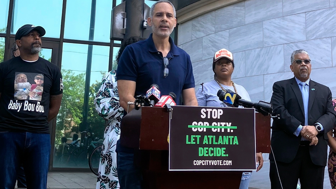 Atlanta organizers unveil plan to stop 'Cop City' at the ballot box ...