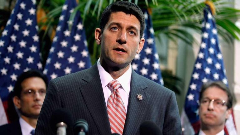 House Budget Committee Chairman Paul Ryan (R-WI) joins other members...