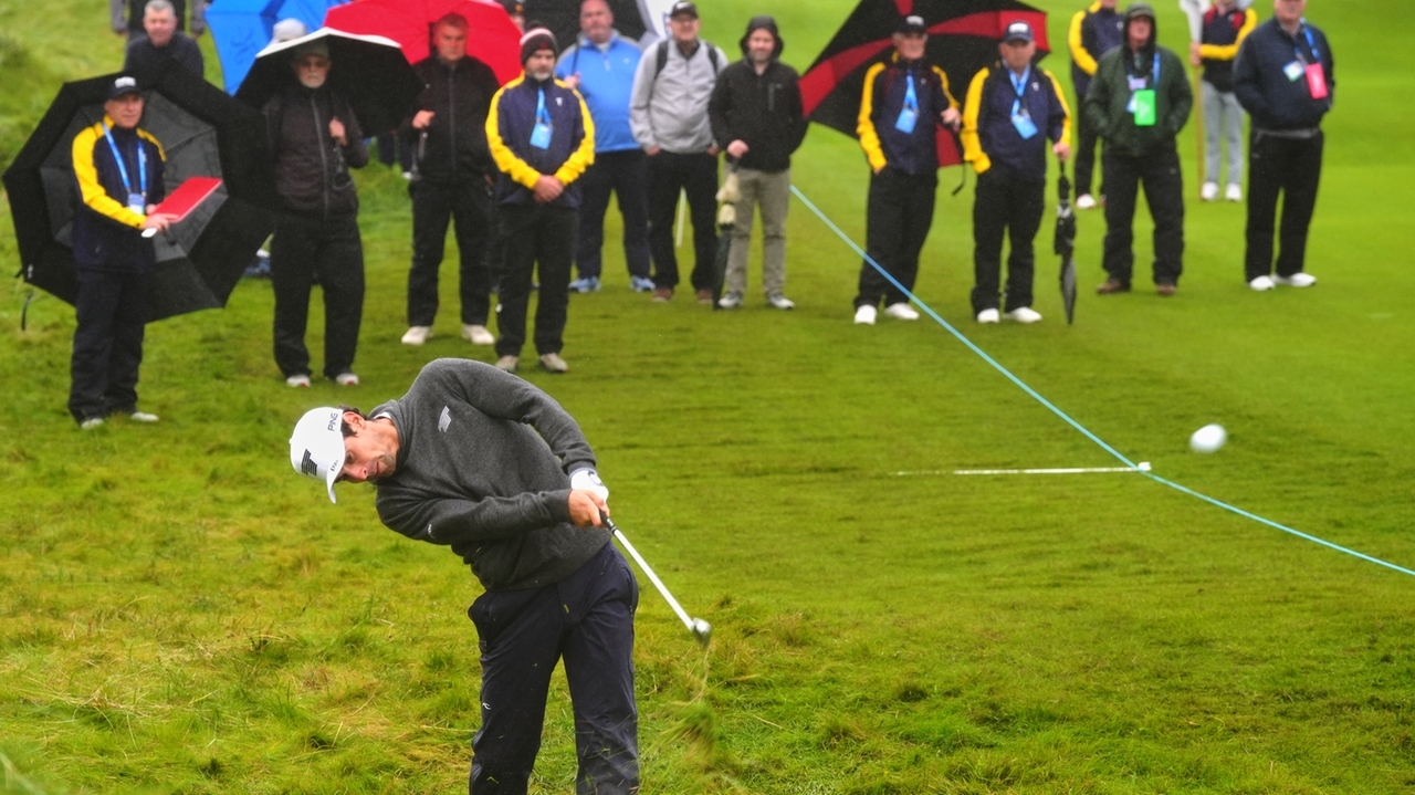 Joaquin Niemann leads wind-blown Irish Open at Doonbeg - Newsday