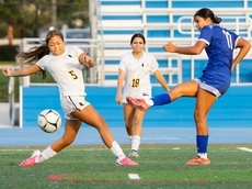 Valley Stream Central's Joeyce Forero scores four goals with an assist to sink Uniondale