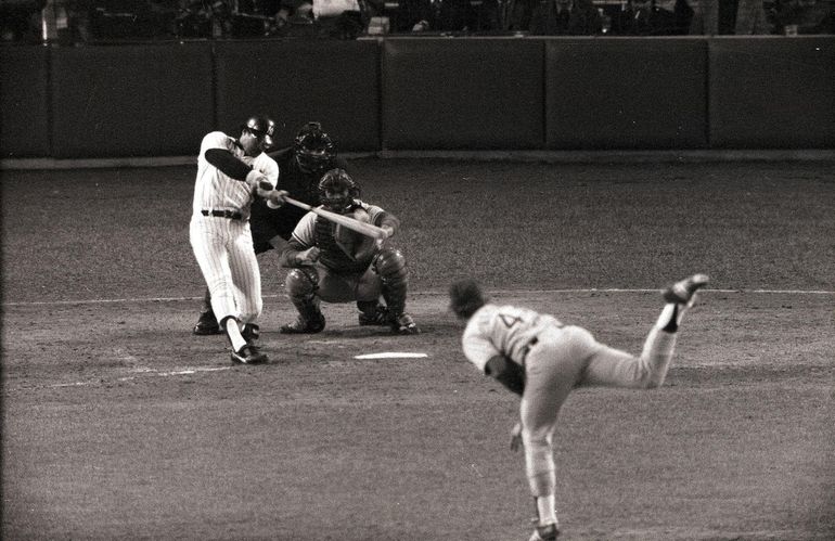 Oct. 18, 1977: Reggie Jackson hits three homers in World Series clincher to  become 'Mr. October' - Newsday