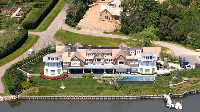 This waterfont mansion in Water Mill is on the market...