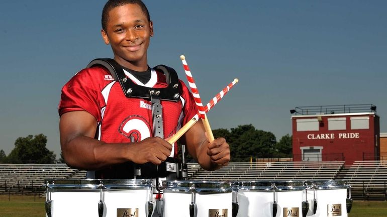 marching band drummer