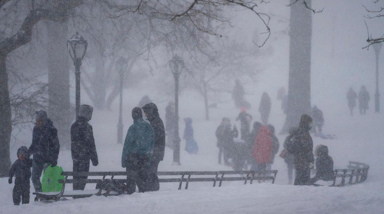 Snowfall in January sets record in NYC, officials say Newsday