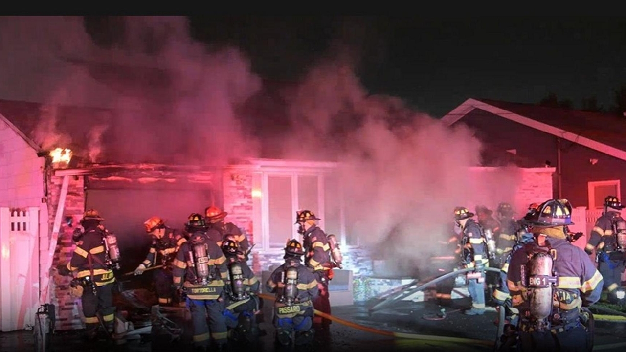 10 people displaced after fire damages Massapequa Park home