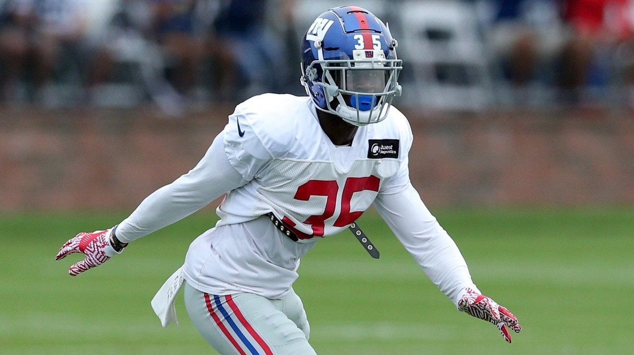 Curtis Riley practices with Giants starters again at free safety - Newsday