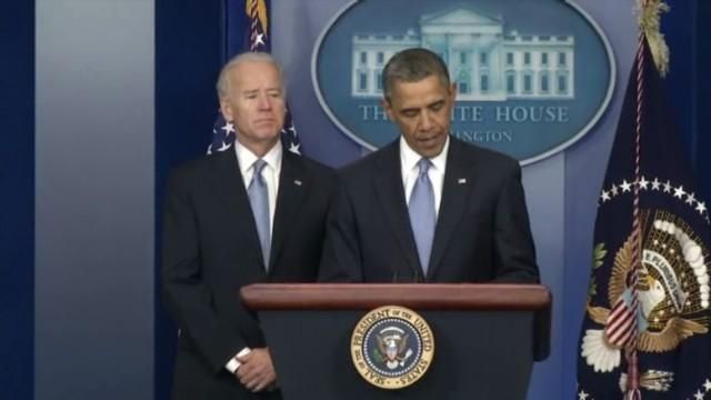 President Barack Obama praises the bill that staves off tax...