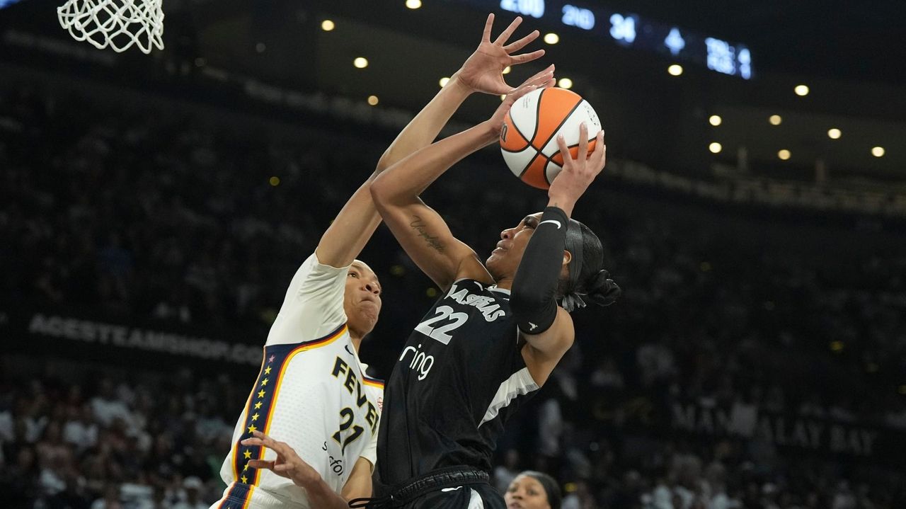 Kelsey Mitchell scores 34 points, leads Fever to Game 1 upset win over Aces,  89-73 - Newsday